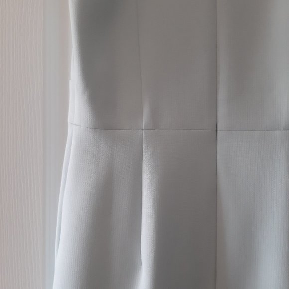 NWOT Ann Taylor Light Blue Green Sleeveless Dress with Ruffles - Picture 8 of 14